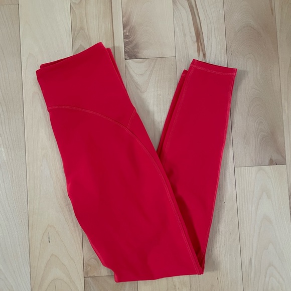 SOUL by Soulcycle Leggings XS Red NWOT - Picture 2 of 8